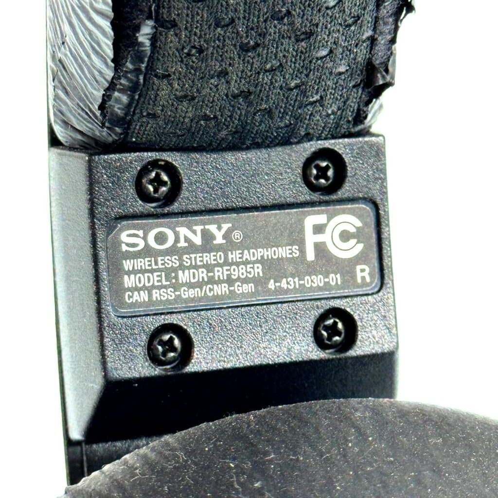 Casque sans fil Sony avec base émetteur MDR-RF985R non testé