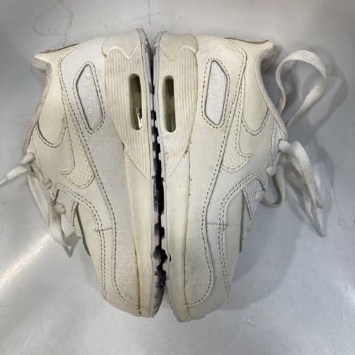 NIKE AIR MAX 90 BLANCHE BASKETS POUR BÉBÉ [408110-167] SZ 8C [NA335] [JAUNE]