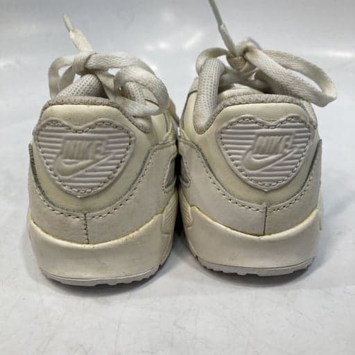 NIKE AIR MAX 90 BLANCHE BASKETS POUR BÉBÉ [408110-167] SZ 8C [NA335] [JAUNE]